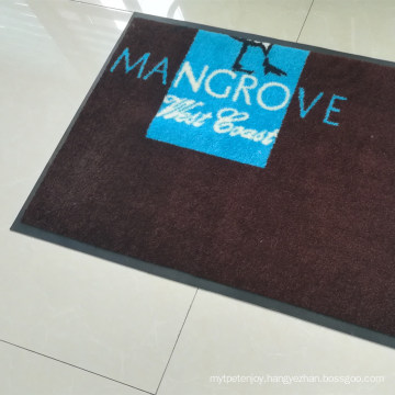 Hot Selling Logo Linen Floor Mat Carpet in Large Size